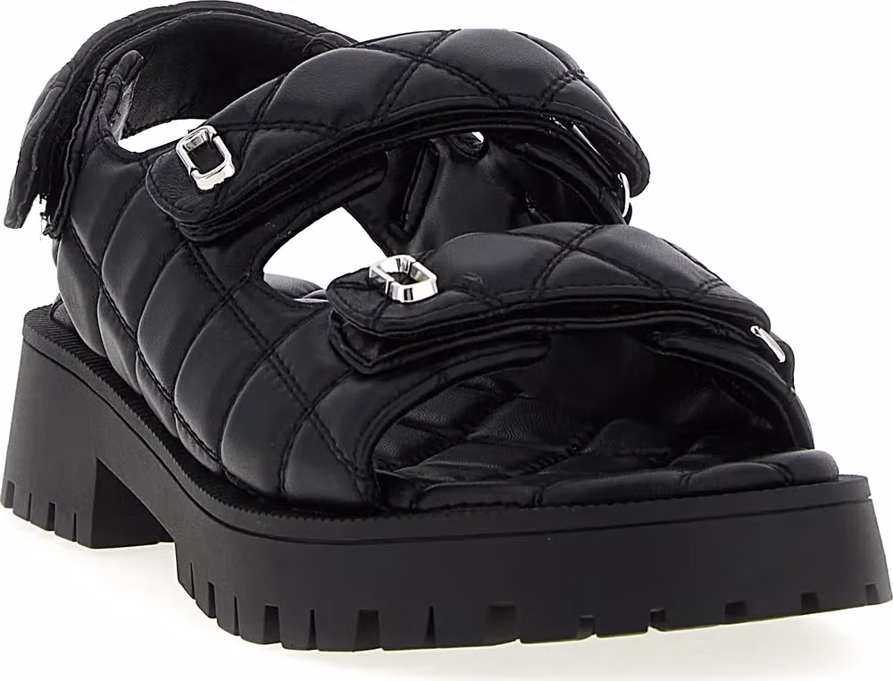 Marc Jacobs Black Lamb Leather Mid Heel Pumps