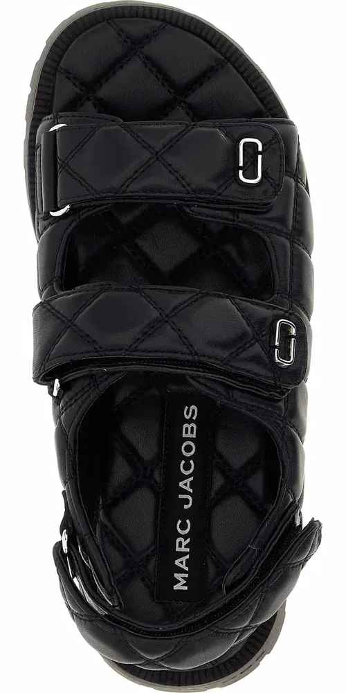 Marc Jacobs Black Lamb Leather Mid Heel Pumps