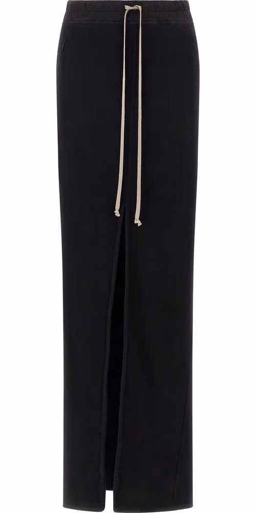 DRKSHDW Black Cotton Mini Skirt