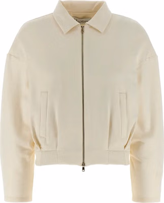 White Silk Sweatshirt