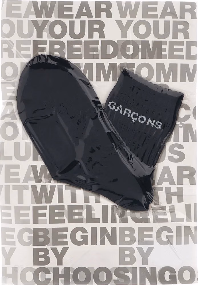 Comme Des Garçons Bicolor Cotton Socks