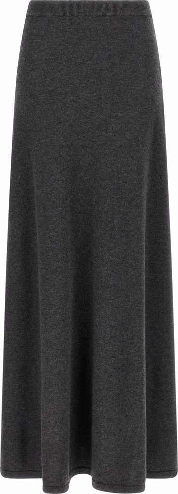 Balenciaga Gray Wool Mini Skirt