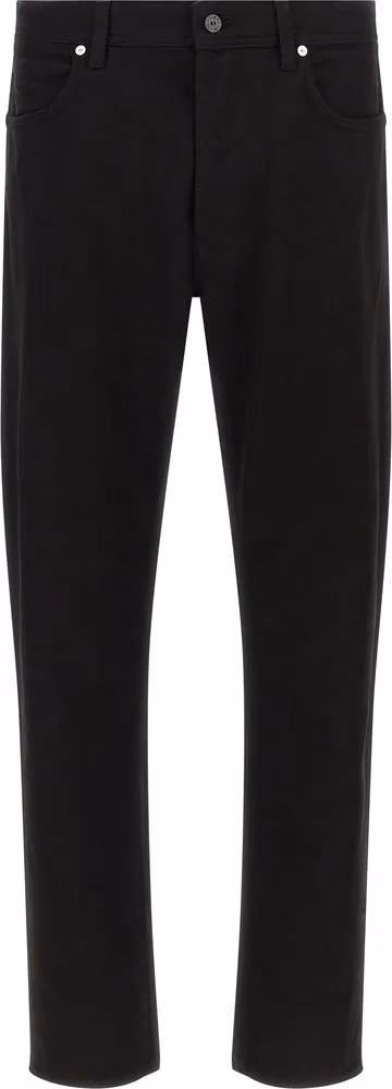 Stone Island Black Cotton Straight-Leg Jeans