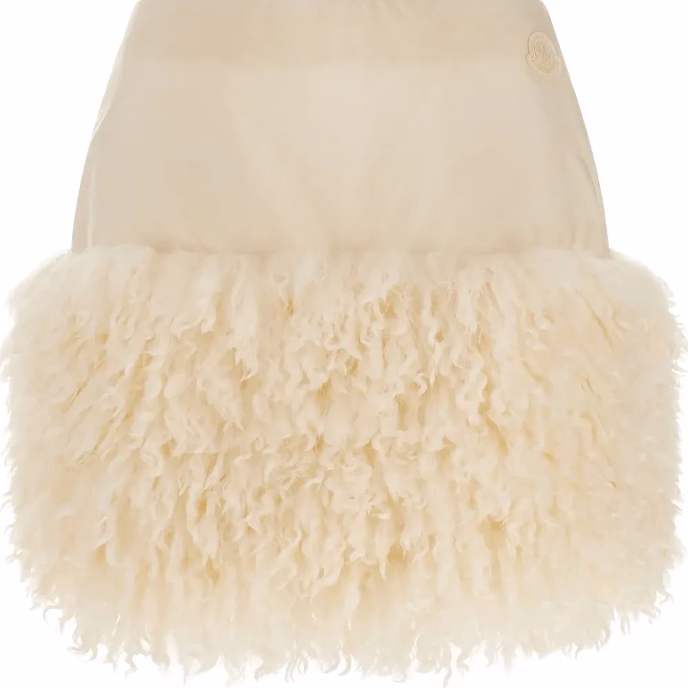 Moncler White Polyamide Long Skirt