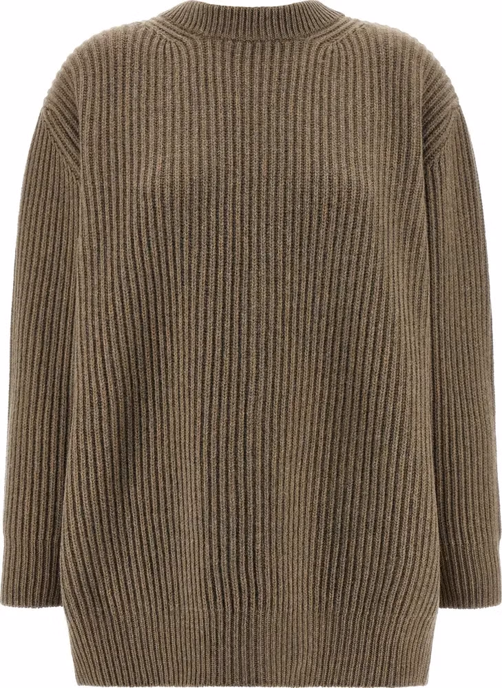 MM6 Maison Margiela Beige Virgin Wool Short Dress