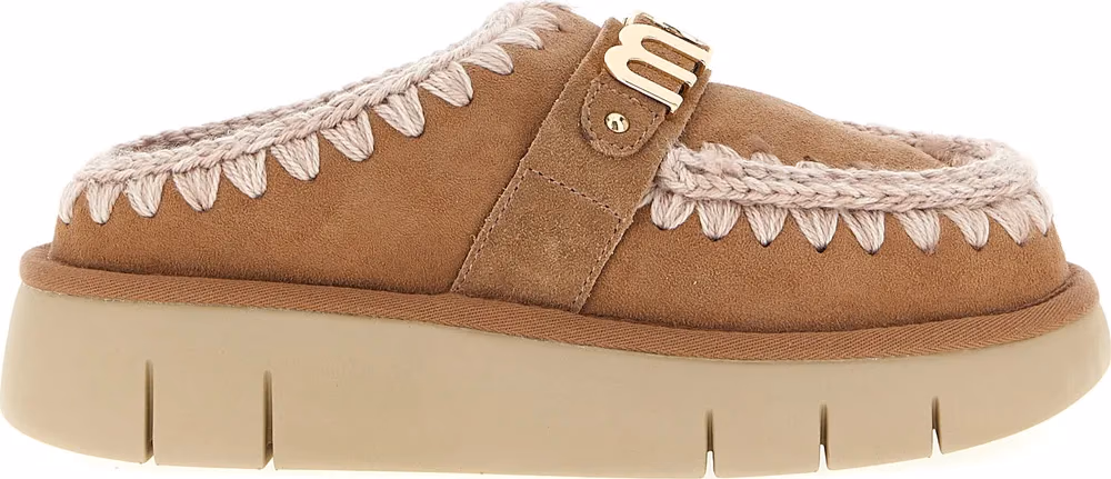 Mou Multicolor Lambskin Clogs