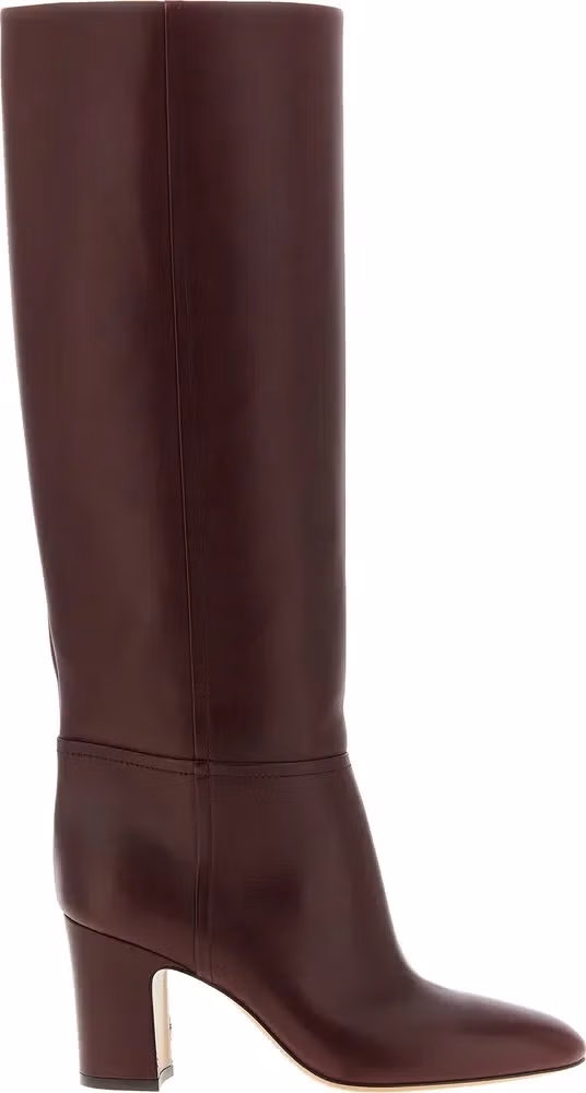 Paris Texas Bordeaux Leather Over The Knee