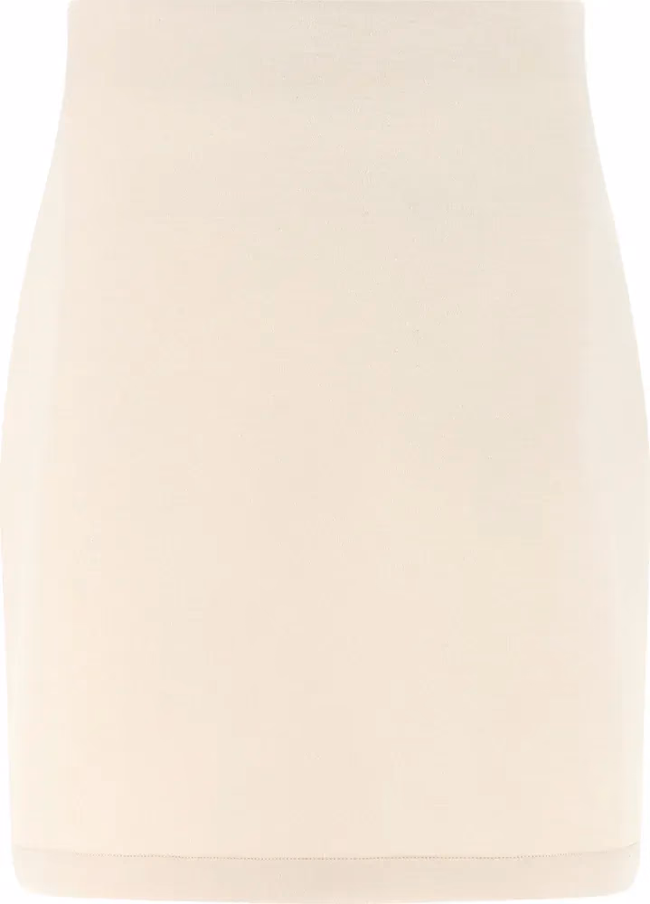 Fabiana Filippi Beige Modal Long Skirt