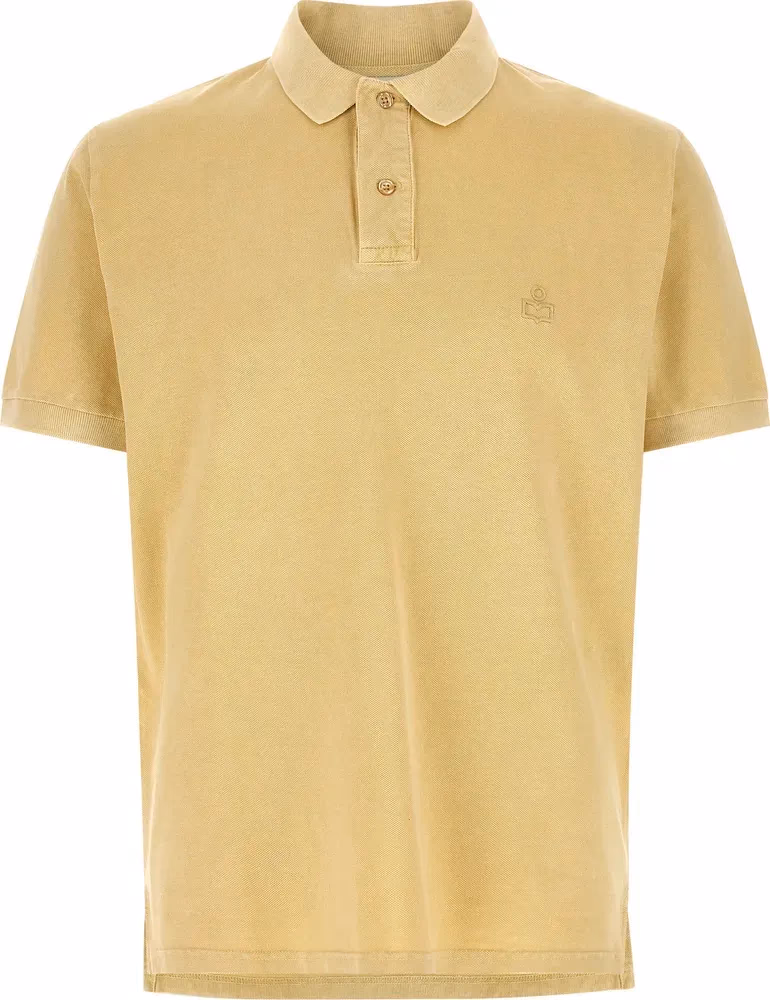 Isabel Marant Bicolor Cotton Polo Shirt