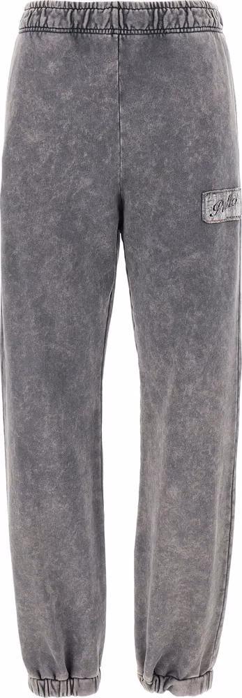 PINKO Gray Cotton Joggers (Workout Pants)