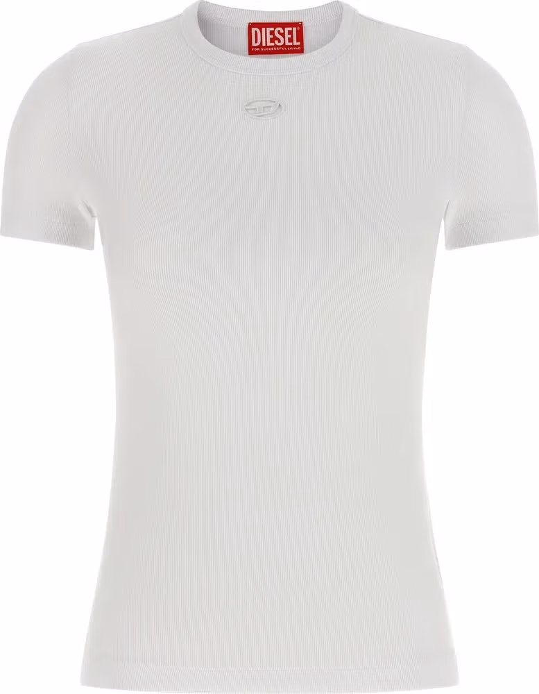 Diesel White Cotton T-Shirt