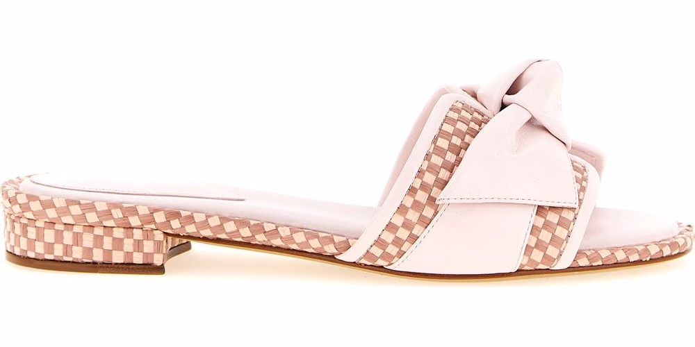 Alexandre Birman Multicolor Cowhide Slides