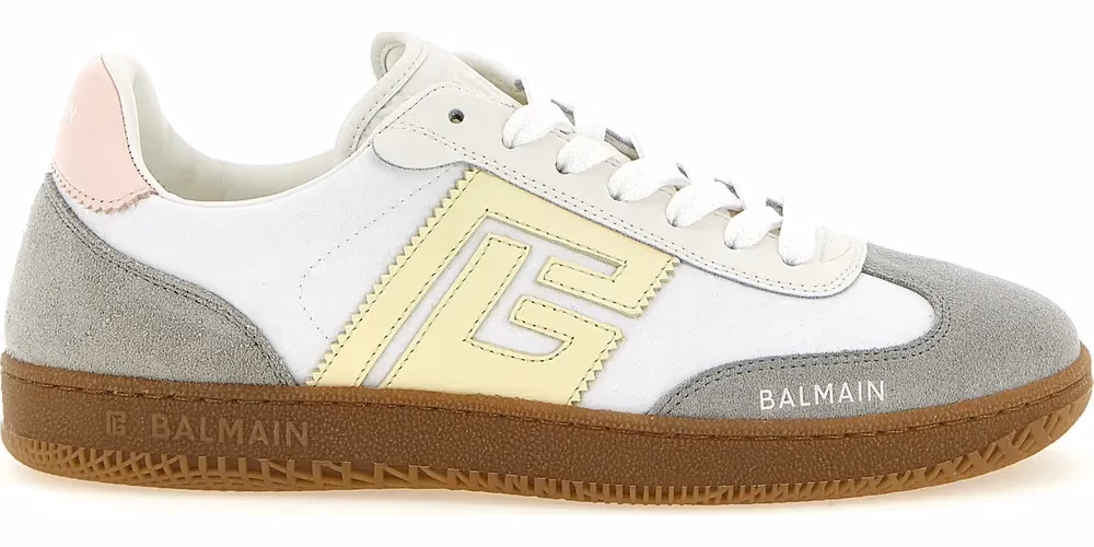 Balmain Multicolor Polyamide Low Top Sneakers