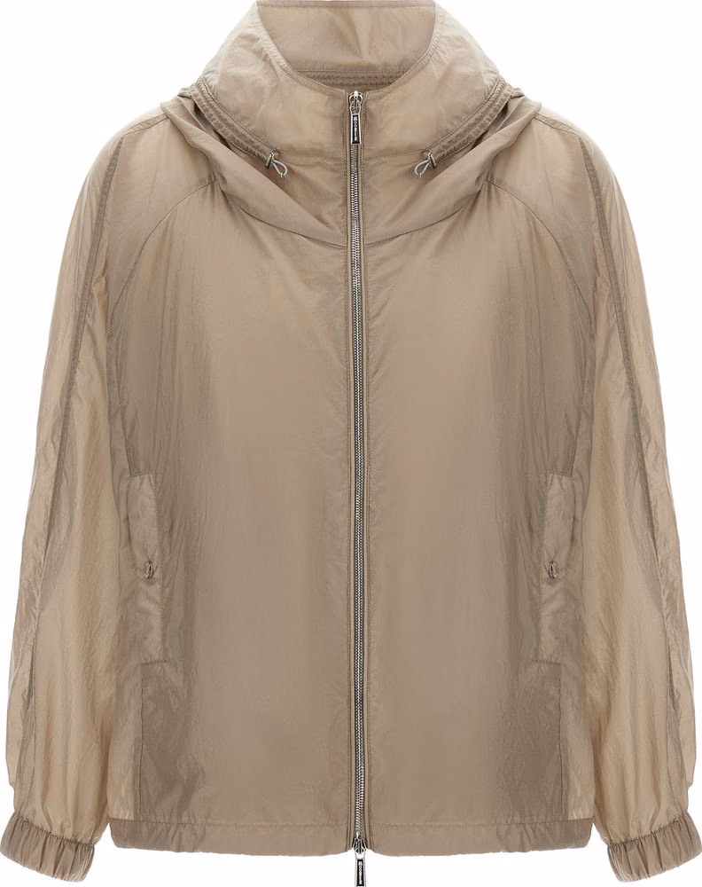 MooRER Beige Polyester Shell Jacket