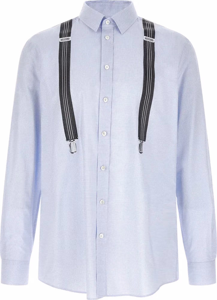 Moschino Blue Cotton Blouse