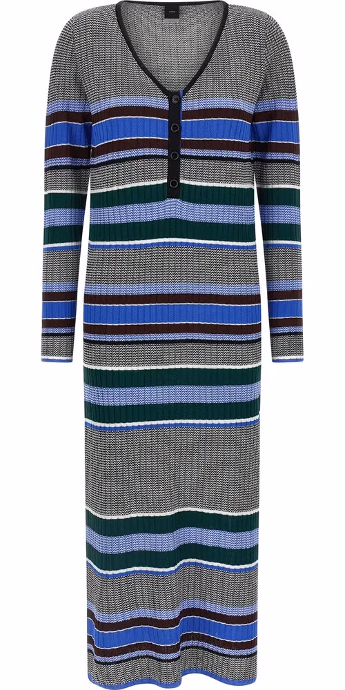 PINKO Multicolor Viscose Long Dress