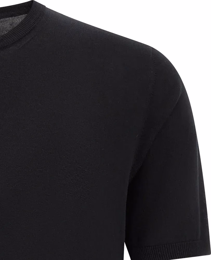 Roberto Collina Black Cotton Cardigan