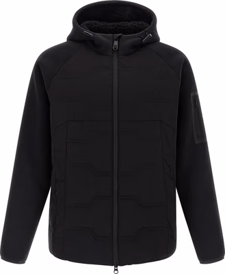 Black Polyester Shell Jacket