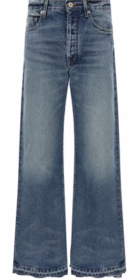 Blue Cotton Jeans Denim