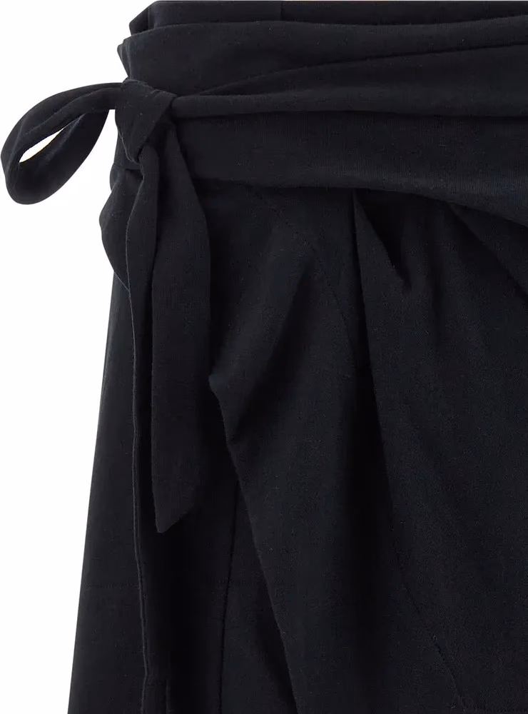 Isabel Marant Black Cotton Long Skirt