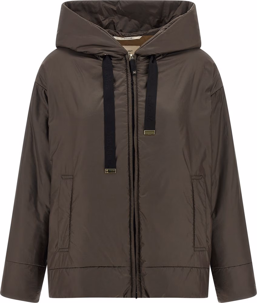 Max Mara Brown Polyester Shell Jacket