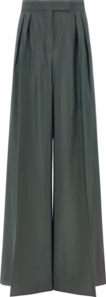 Max Mara Bicolor Virgin Wool Casual Pants