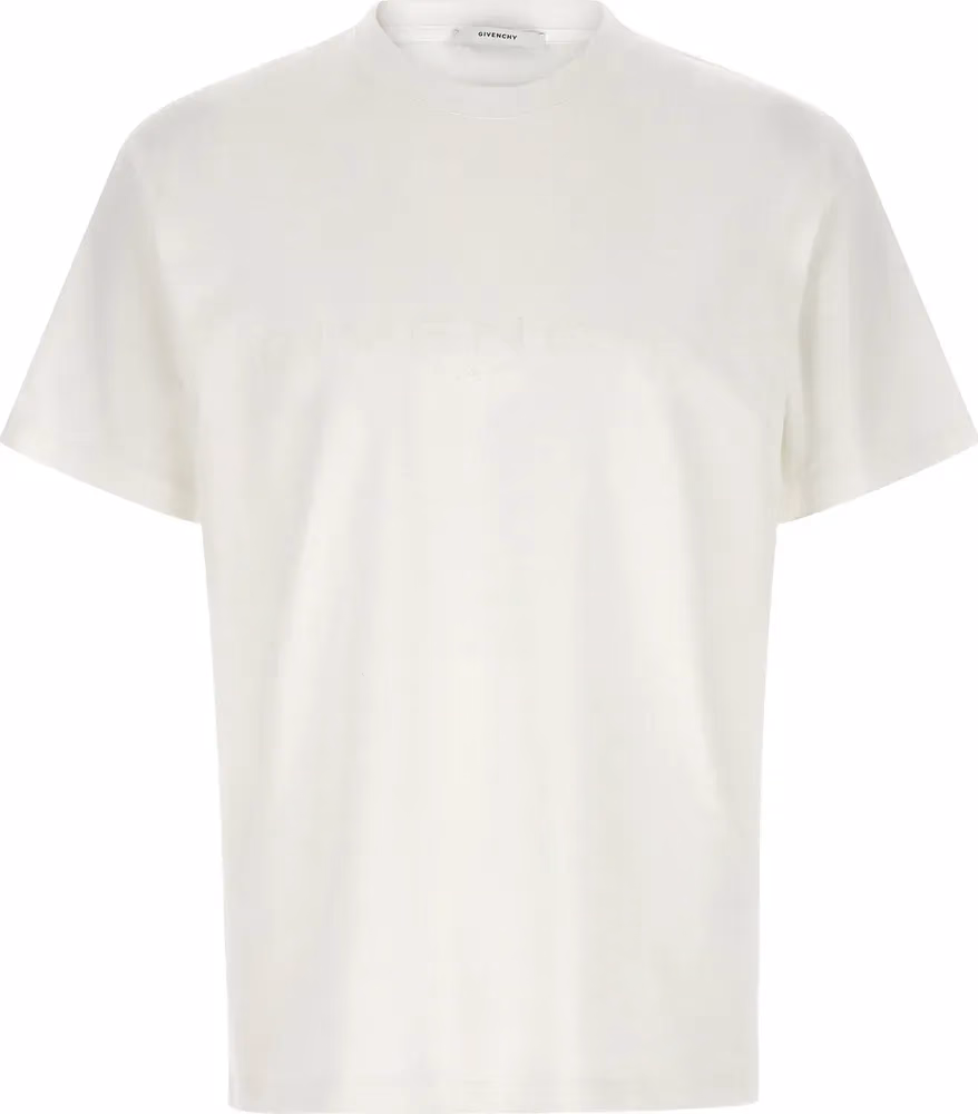 Givenchy White Cotton T-Shirt