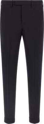 Black Virgin Wool Dress Pants