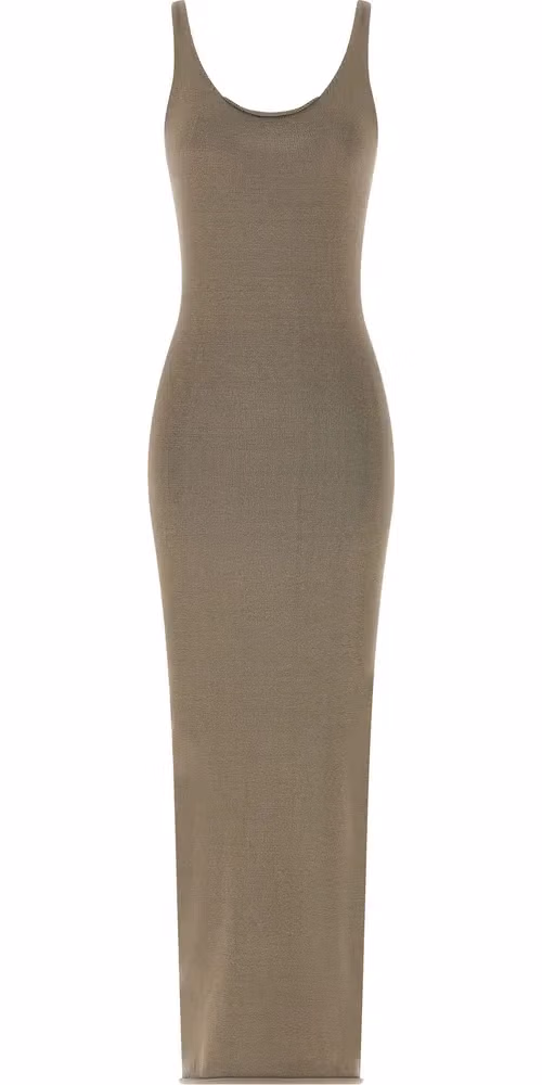 Entire Studios Beige Cotton Midi Dress