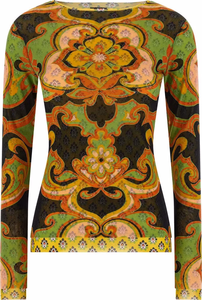 Etro Multicolor Polyamide Cardigan