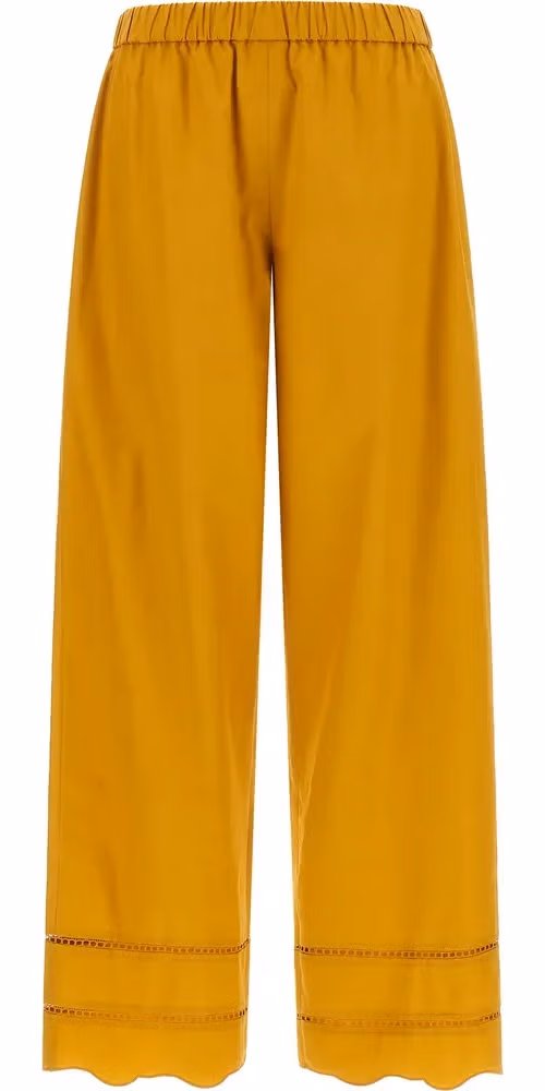 Fabiana Filippi Bicolor Cotton Casual Pants
