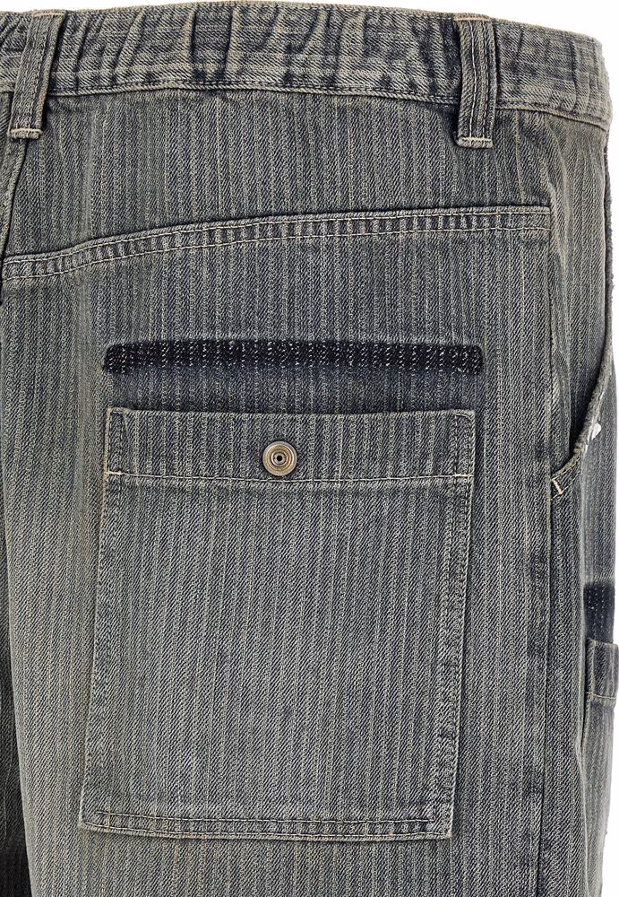 Maison Mihara Yasuhiro Blue Cotton Tapered Jeans