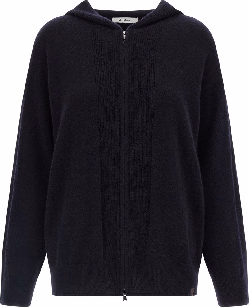 Max Mara Blue Cashmere Cardigan