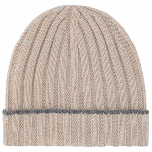 Brunello Cucinelli Beige Cashmere Beanie