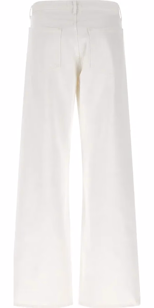 Agolde White Cotton Jeans Denim