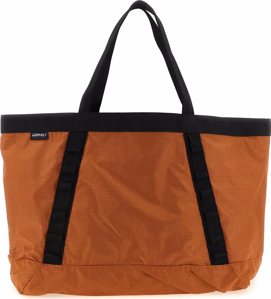 Gramicci Orange Nylon Tote Bag