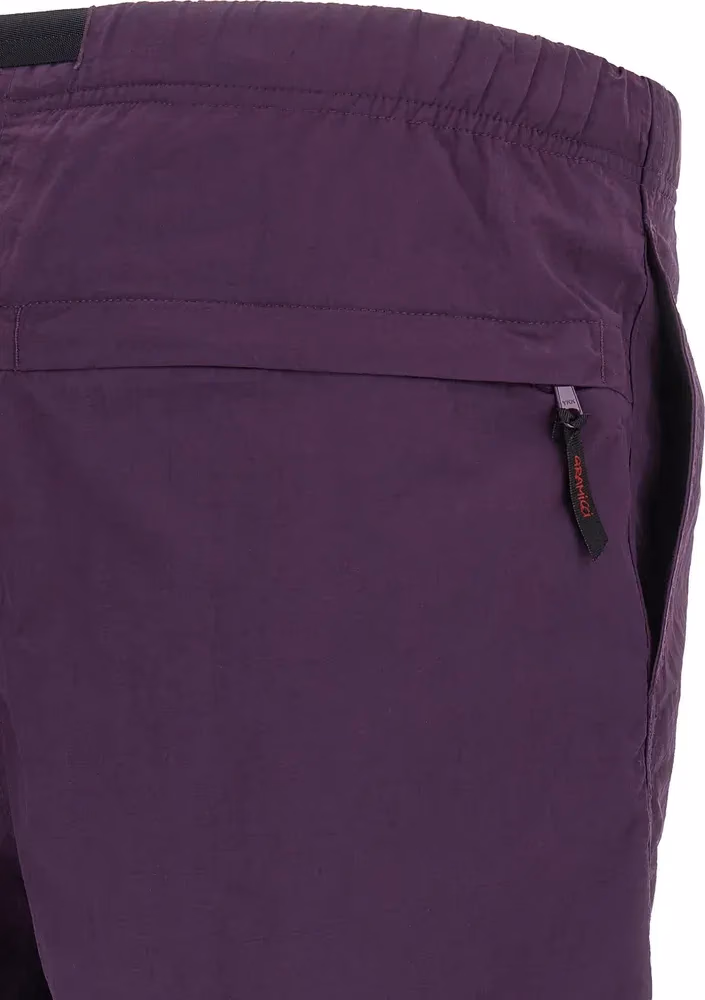 Gramicci Purple Nylon Bermuda Shorts