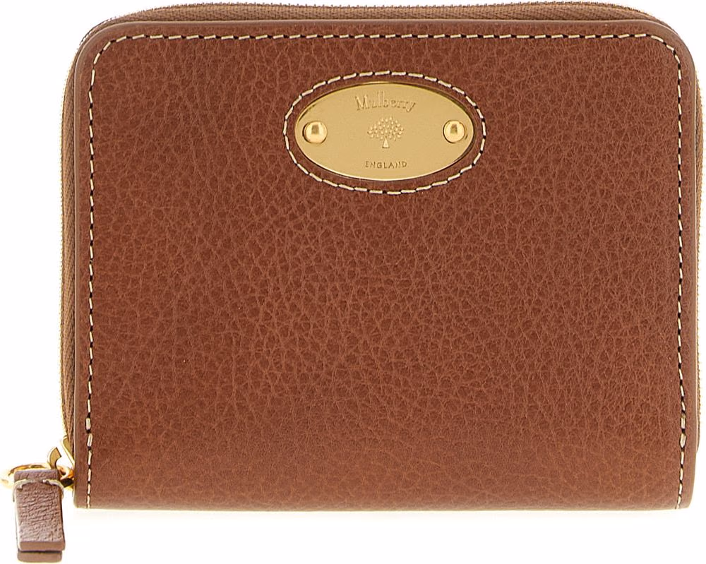 Mulberry Brown Bovine Leather Cardholder