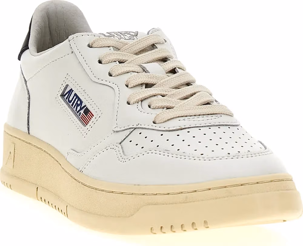 Autry Bicolor Calfskin Low Top Sneakers