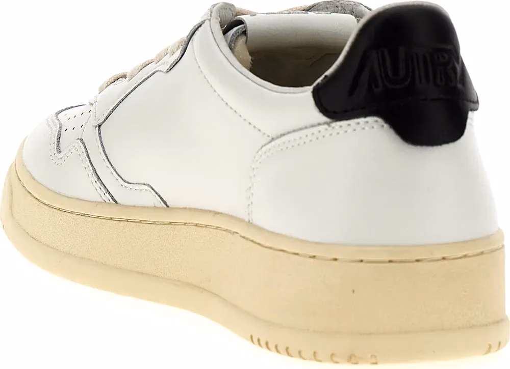 Autry Bicolor Calfskin Low Top Sneakers