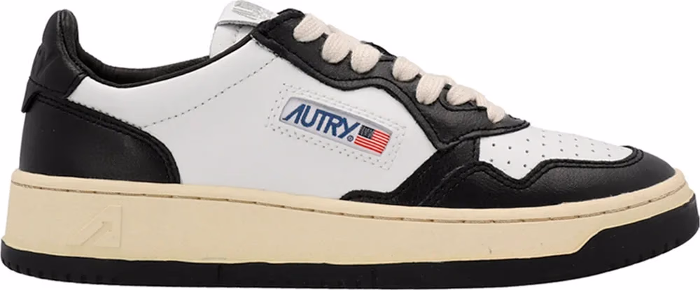 Autry Bicolor Cowhide Low Top Sneakers