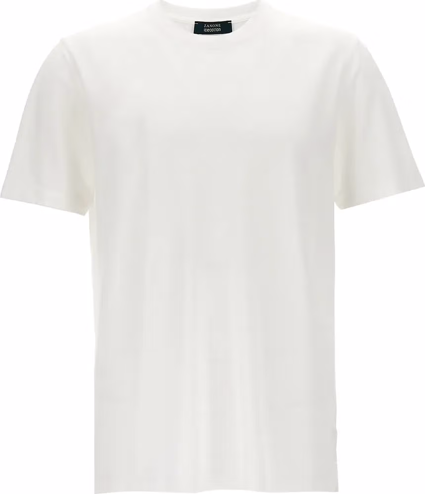 ZANONE White Cotton T-Shirt