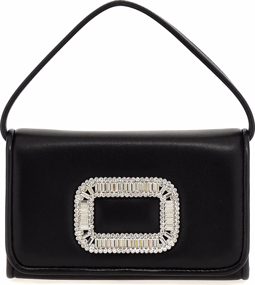 Roger Vivier Black Lamb Leather Handbag