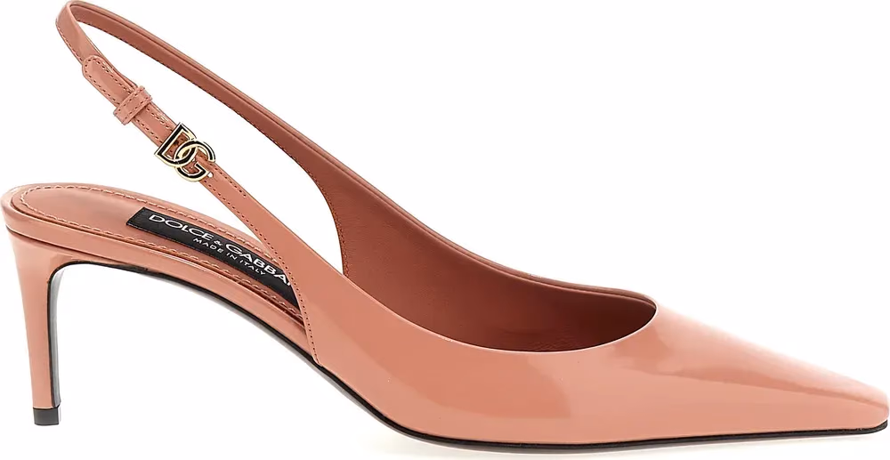 Dolce & Gabbana Multicolor Calfskin Mid Heel Pumps