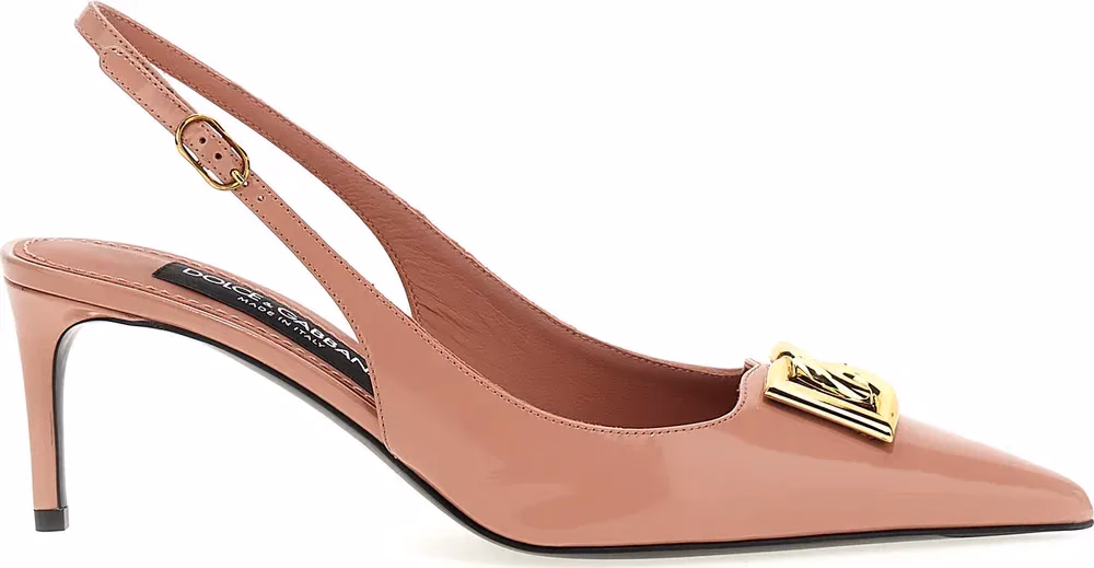 Dolce & Gabbana Multicolor Calfskin Mid Heel Pumps