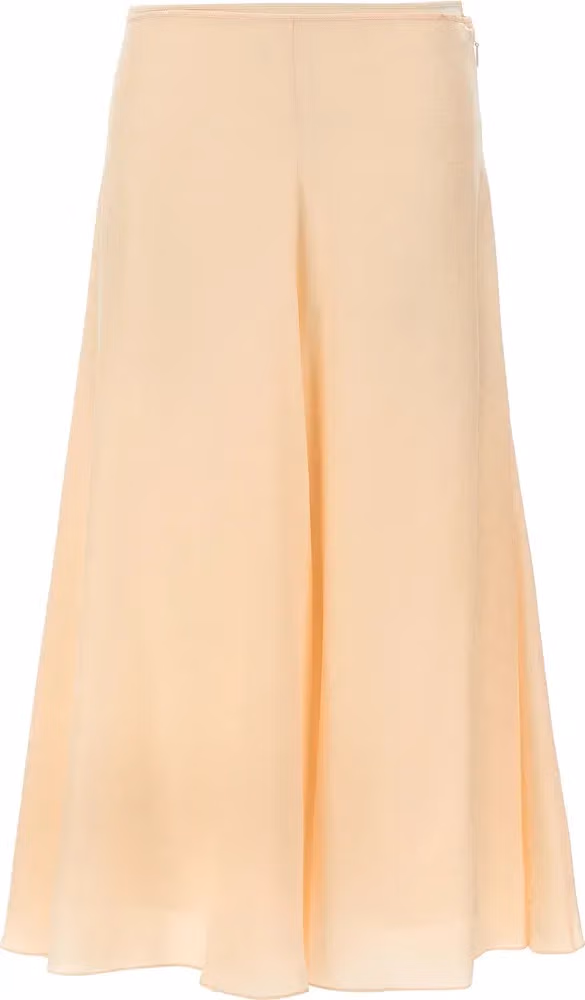 Fendi Multicolor Silk Midi Skirt