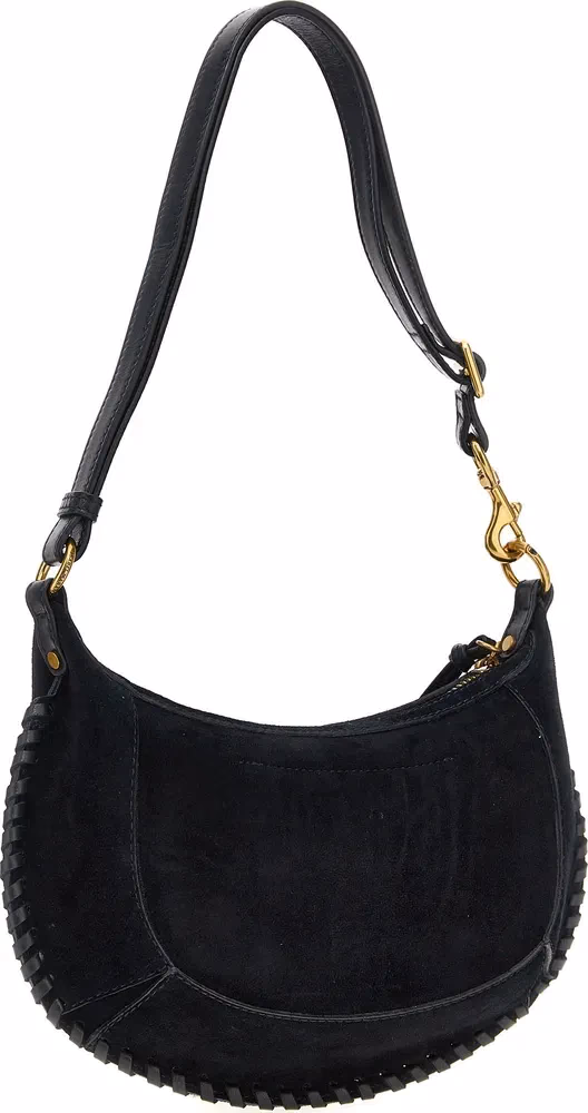 Isabel Marant Black Calfskin Shoulder Bag