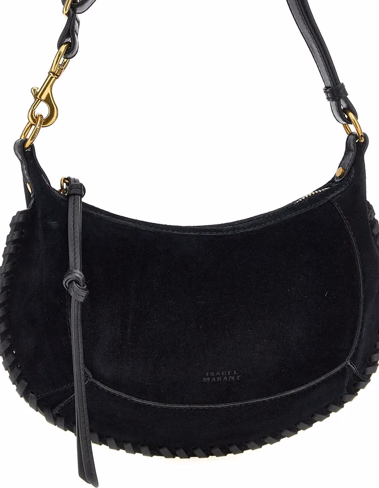 Isabel Marant Black Calfskin Shoulder Bag