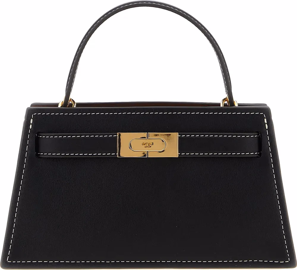 Tory Burch Black Cowhide Handbag
