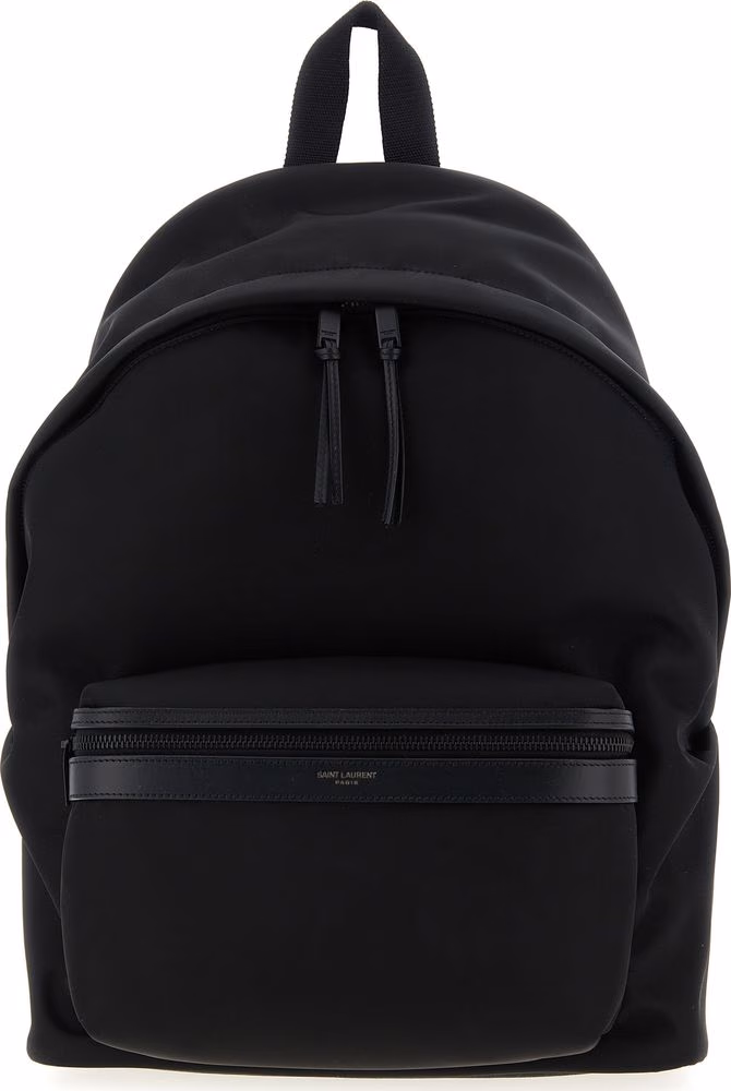 Saint Laurent Black Polyamide Backpack